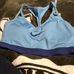 Nike Women's Light Blue Sports Bra